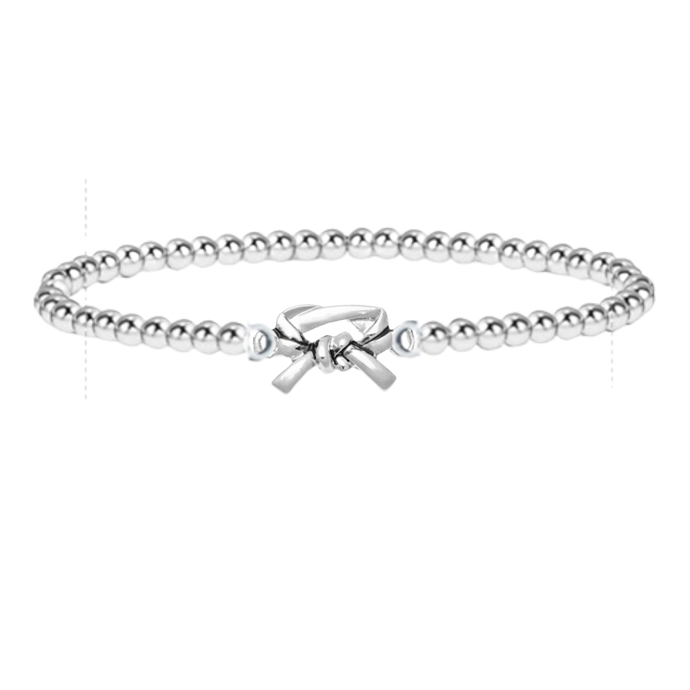 Martial Arts Beaded Charm Belt Bracelet