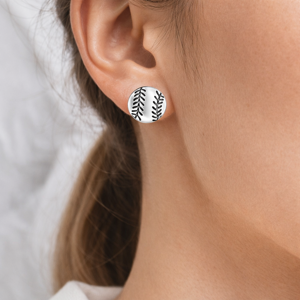 Softball Earrings