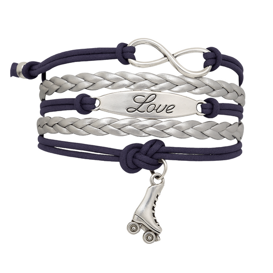 Roller Skate Charm Bracelet