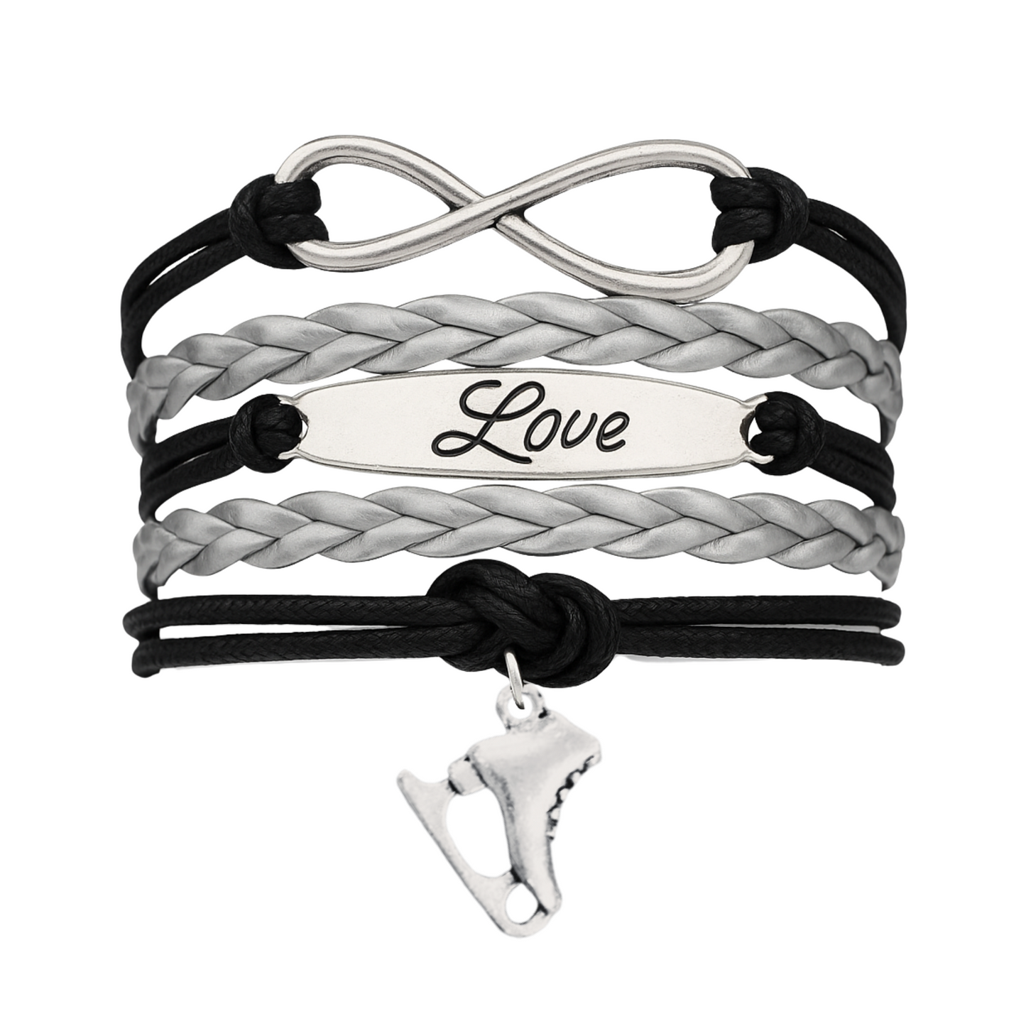 Figure Skating Love Bracelet