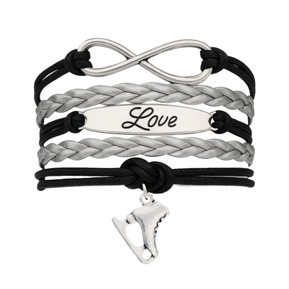 Figure Skating Love Bracelet