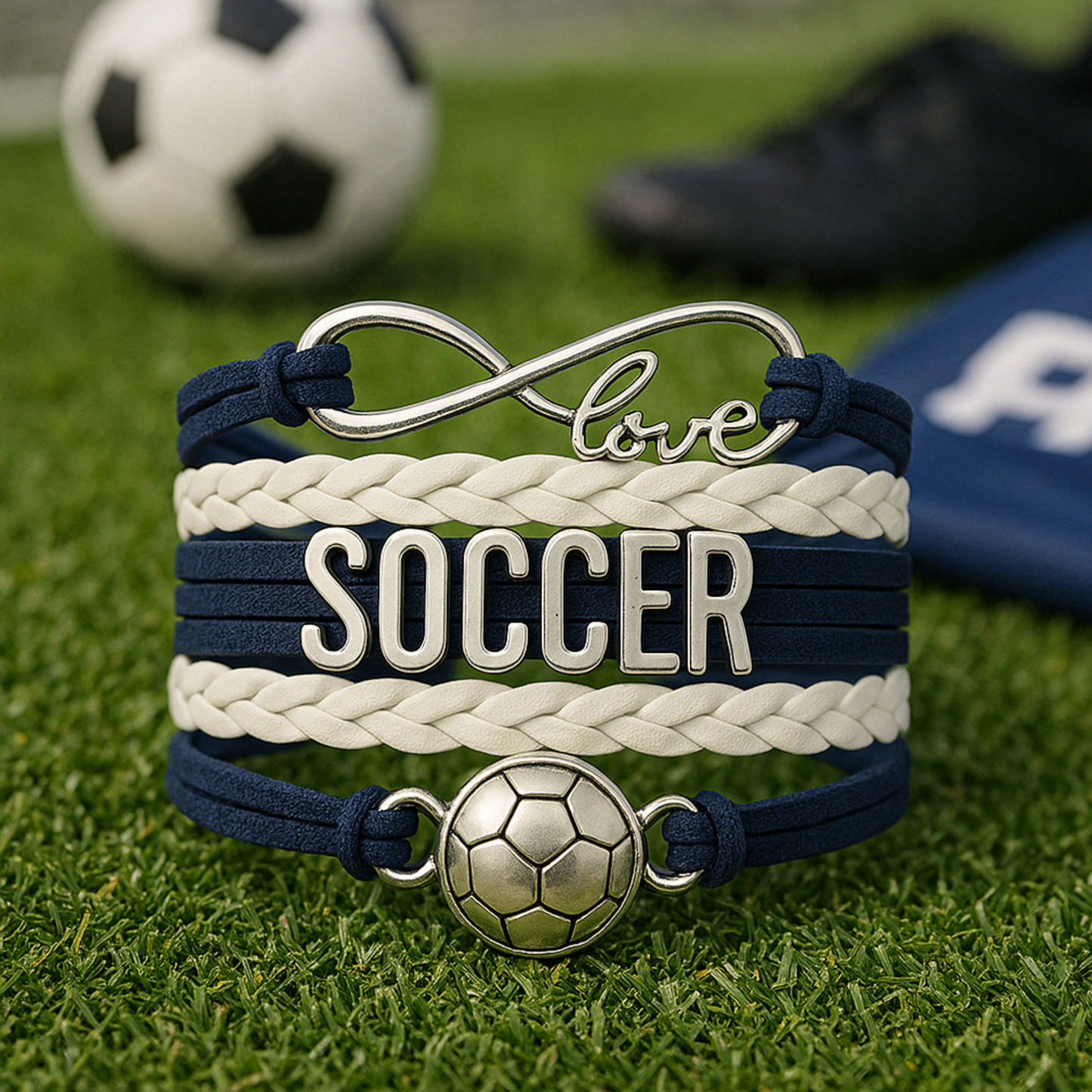 Girls Soccer Bracelet - 12 Team Colors