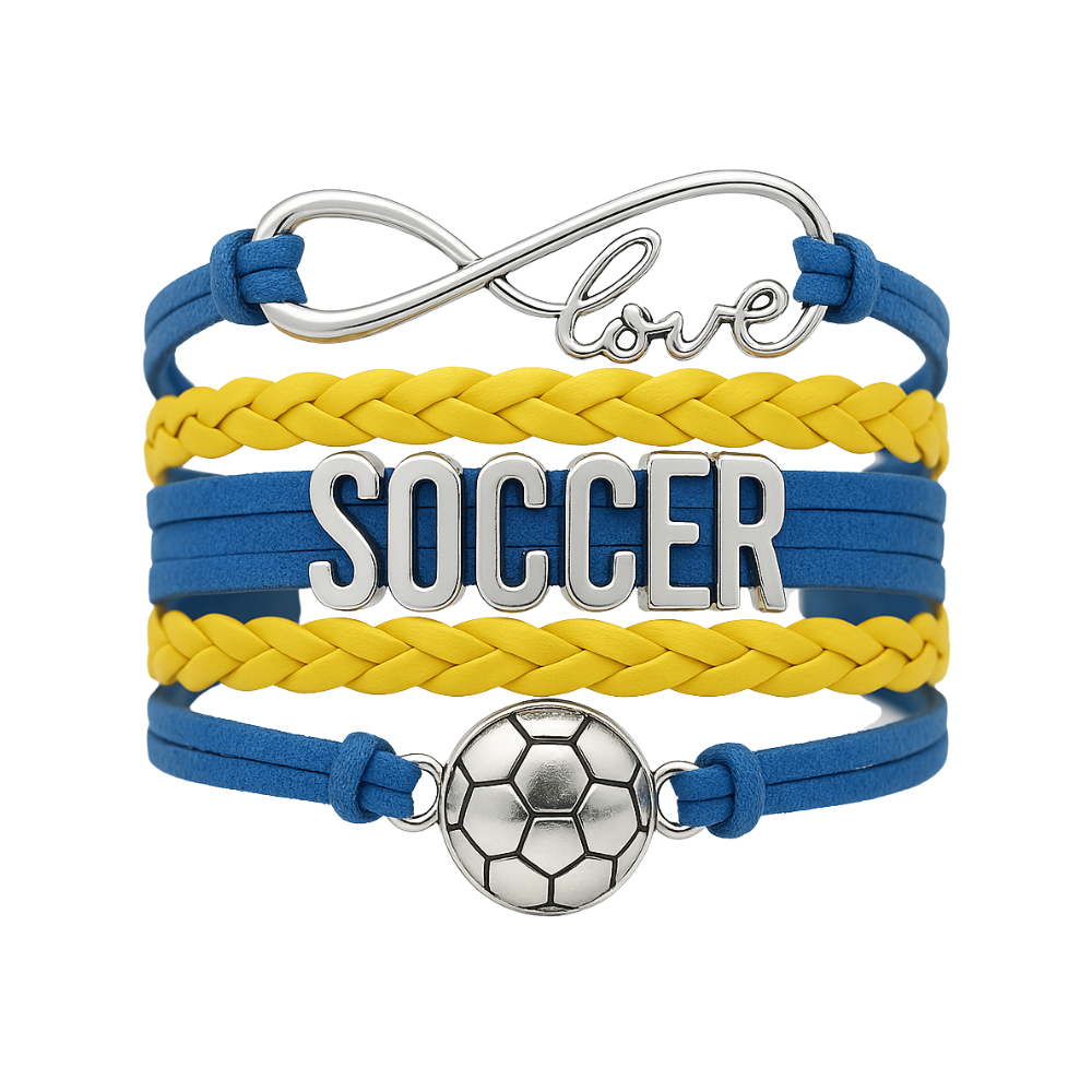 Girls Soccer Bracelet - 12 Team Colors