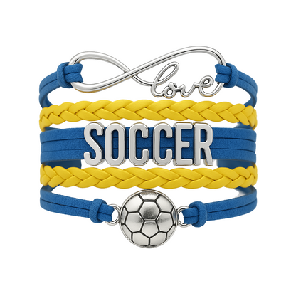 Girls Soccer Bracelet - 12 Team Colors