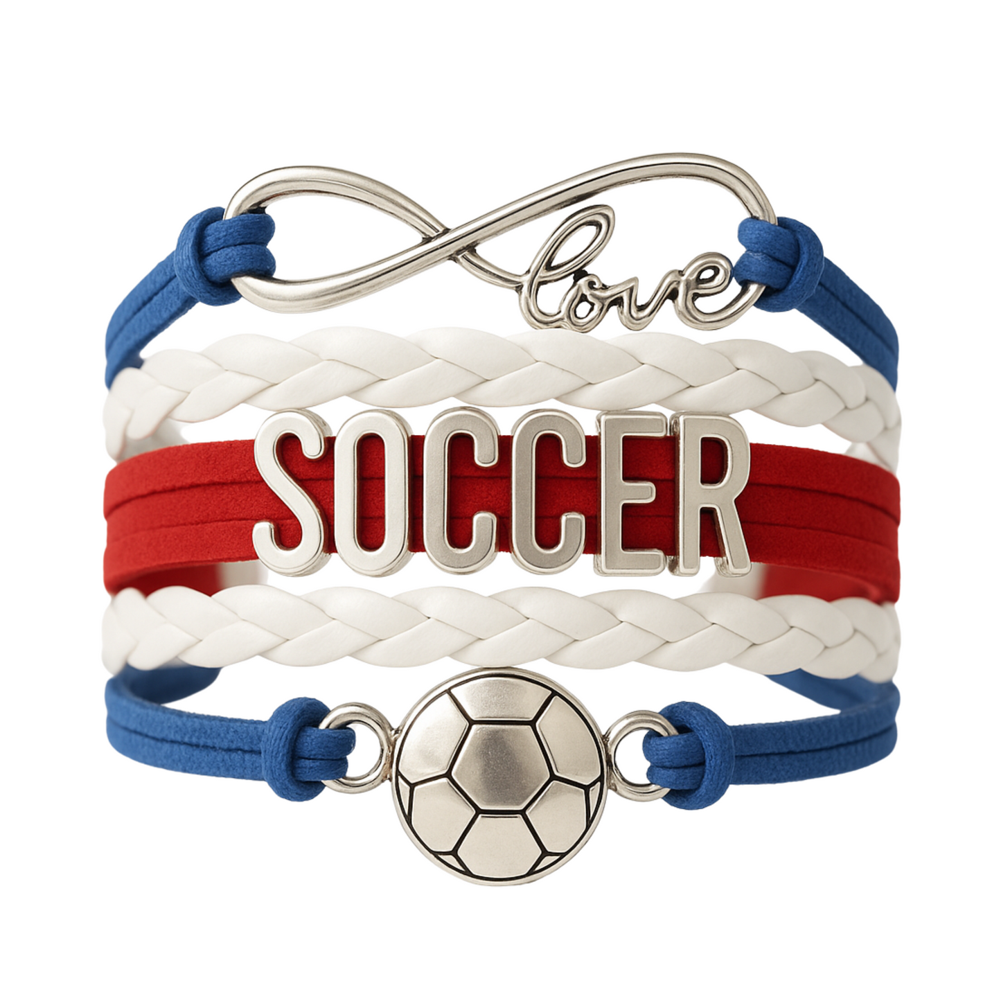 Girls Soccer Bracelet - 12 Team Colors