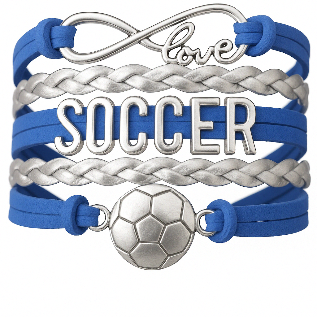 Girls Soccer Bracelet - 12 Team Colors
