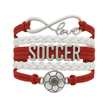 Girls Soccer Bracelet - 12 Team Colors