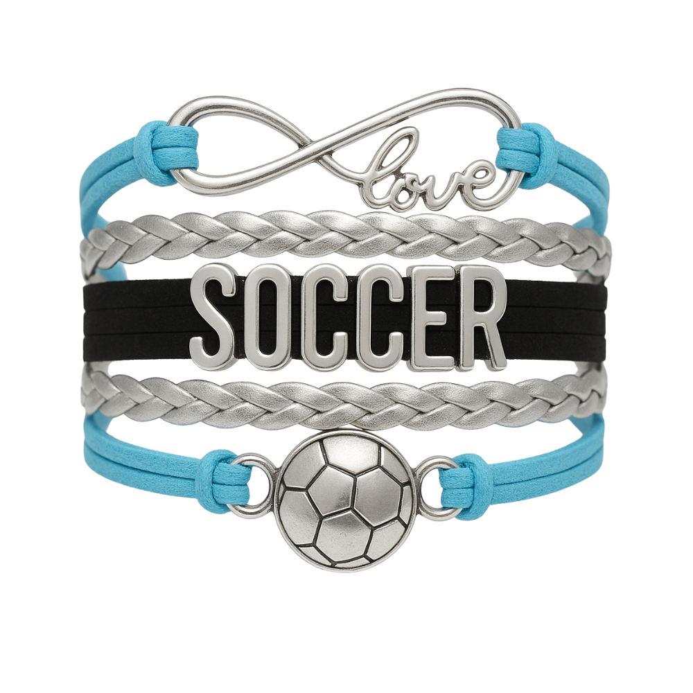 Girls Soccer Bracelet - 12 Team Colors