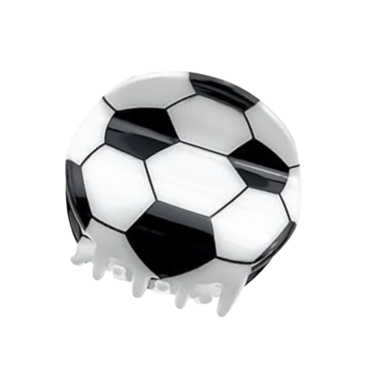 Soccer Ball Hair Clip