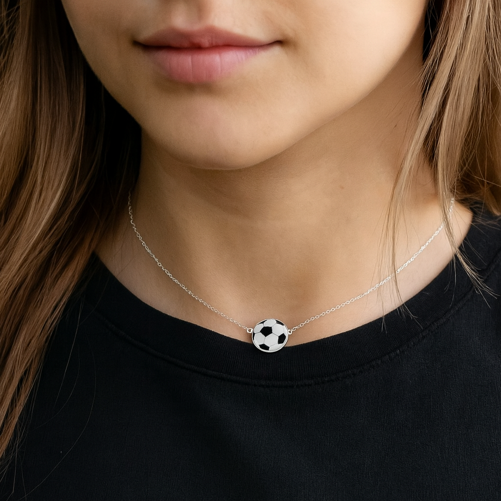 Soccer Connector Pendant Necklace