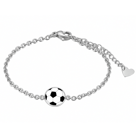 Soccer Charm Chain Bracelet