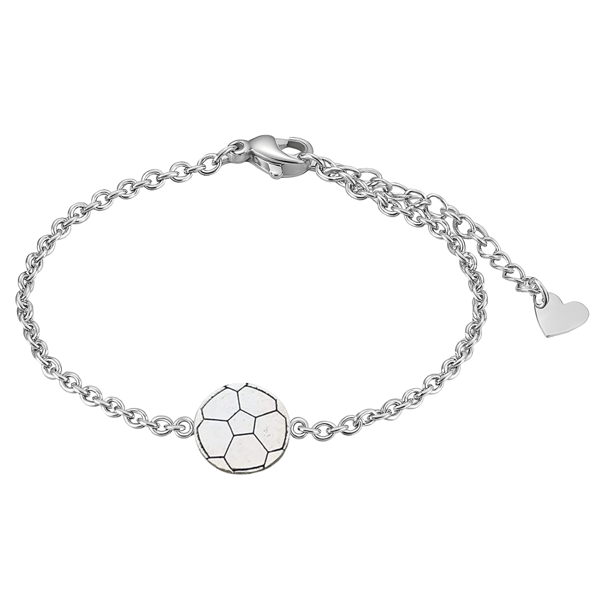 Soccer Charm Chain Bracelet