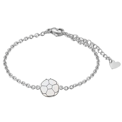 Soccer Charm Chain Bracelet