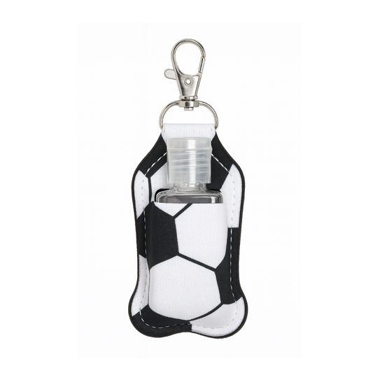 Soccer Clip On Hand Sanitizer Holder