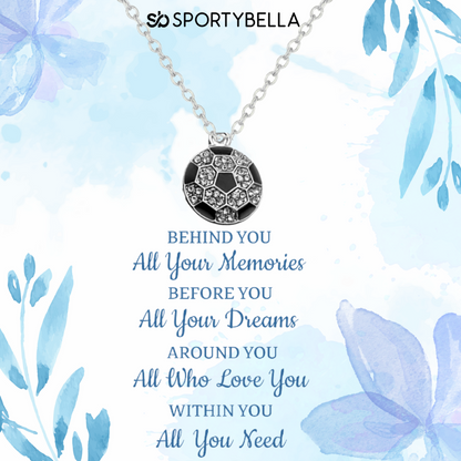 Soccer Inspirational Necklace Card