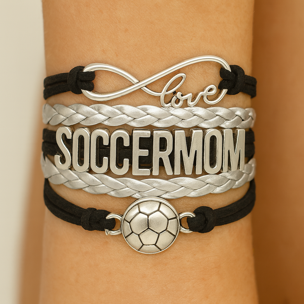 Soccer Mom Infinity Bracelet