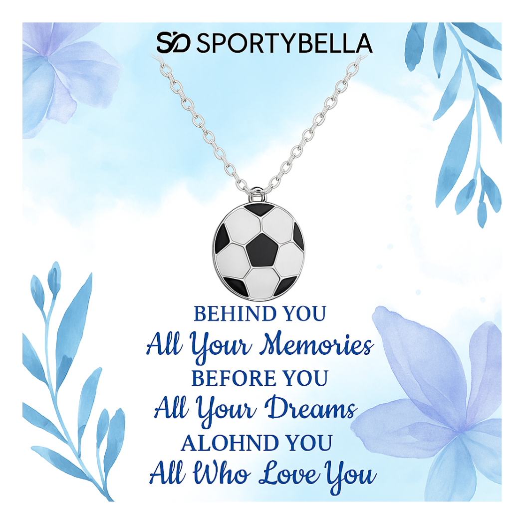 Soccer Inspirational Necklace Card