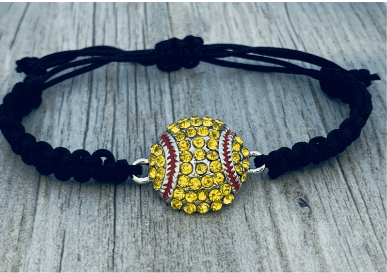 Softball Jewelry Set - Bracelet & Headband
