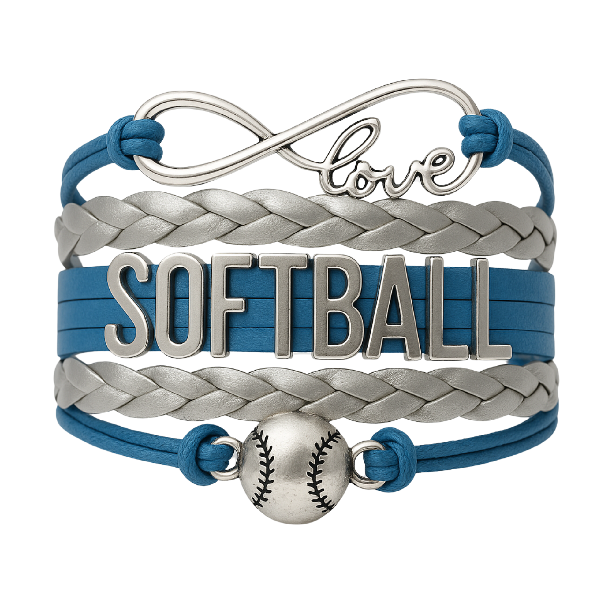 Girls Softball Bracelet - 21 Team Colors