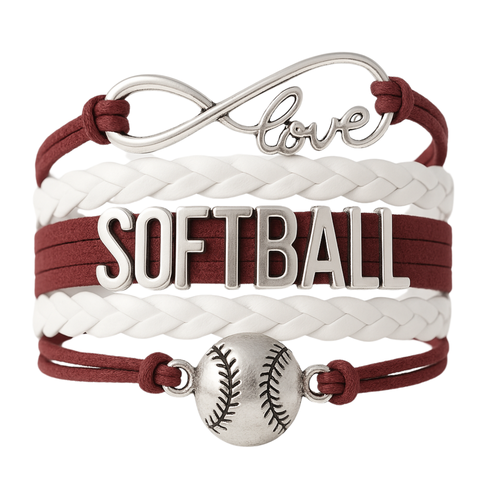 Girls Softball Bracelet - 21 Team Colors