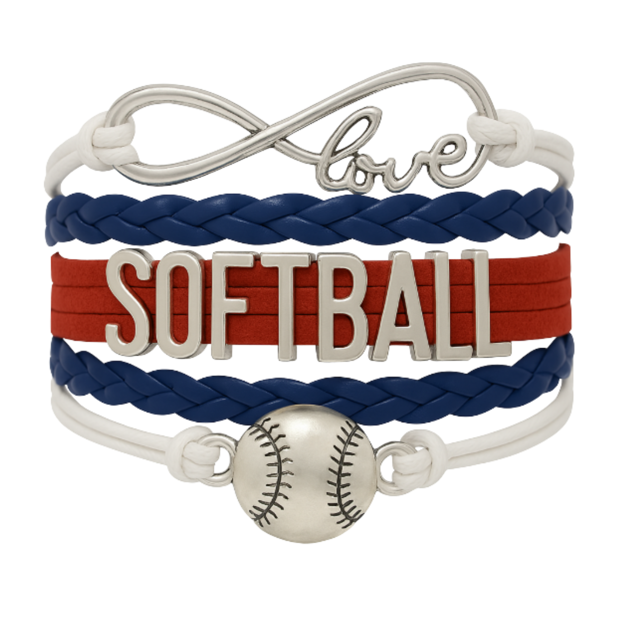 Girls Softball Bracelet - 21 Team Colors