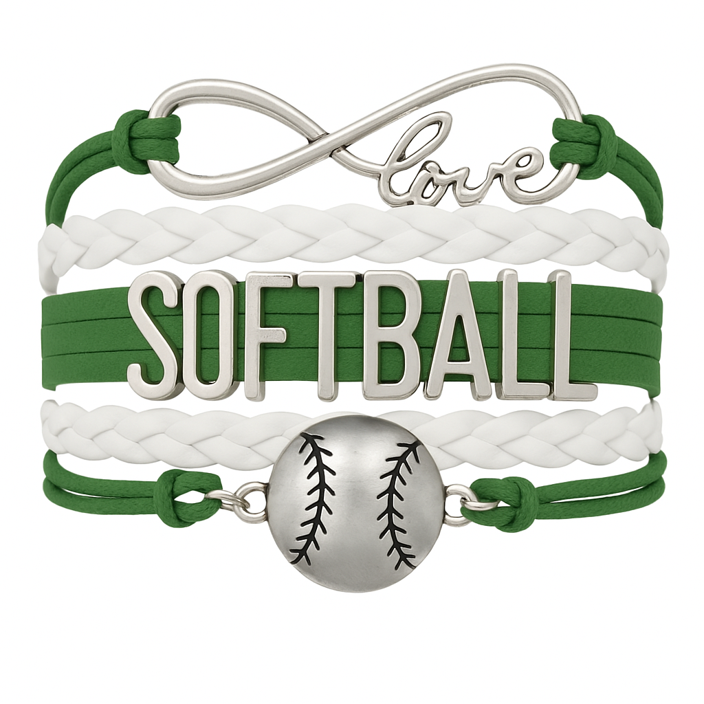 Girls Softball Bracelet - 21 Team Colors