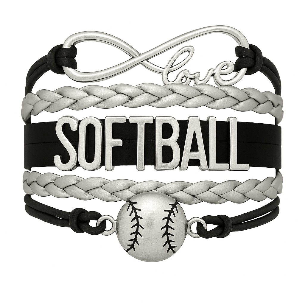 Girls Softball Bracelet - 21 Team Colors