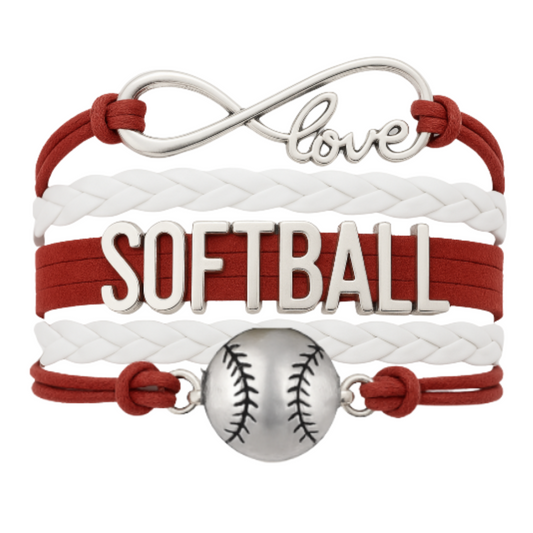 Girls Softball Bracelet - 21 Team Colors