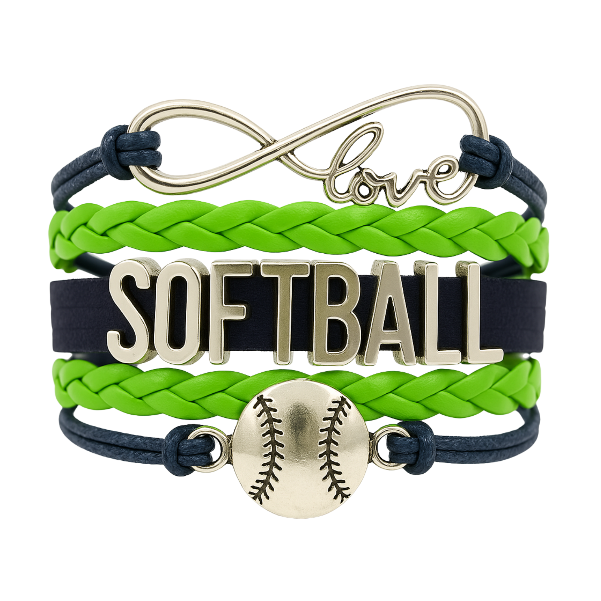 Girls Softball Bracelet - 21 Team Colors