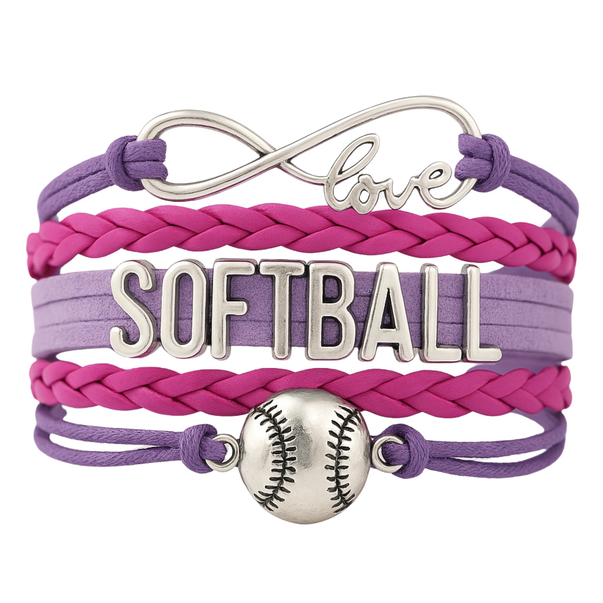 Girls Softball Bracelet - 21 Team Colors