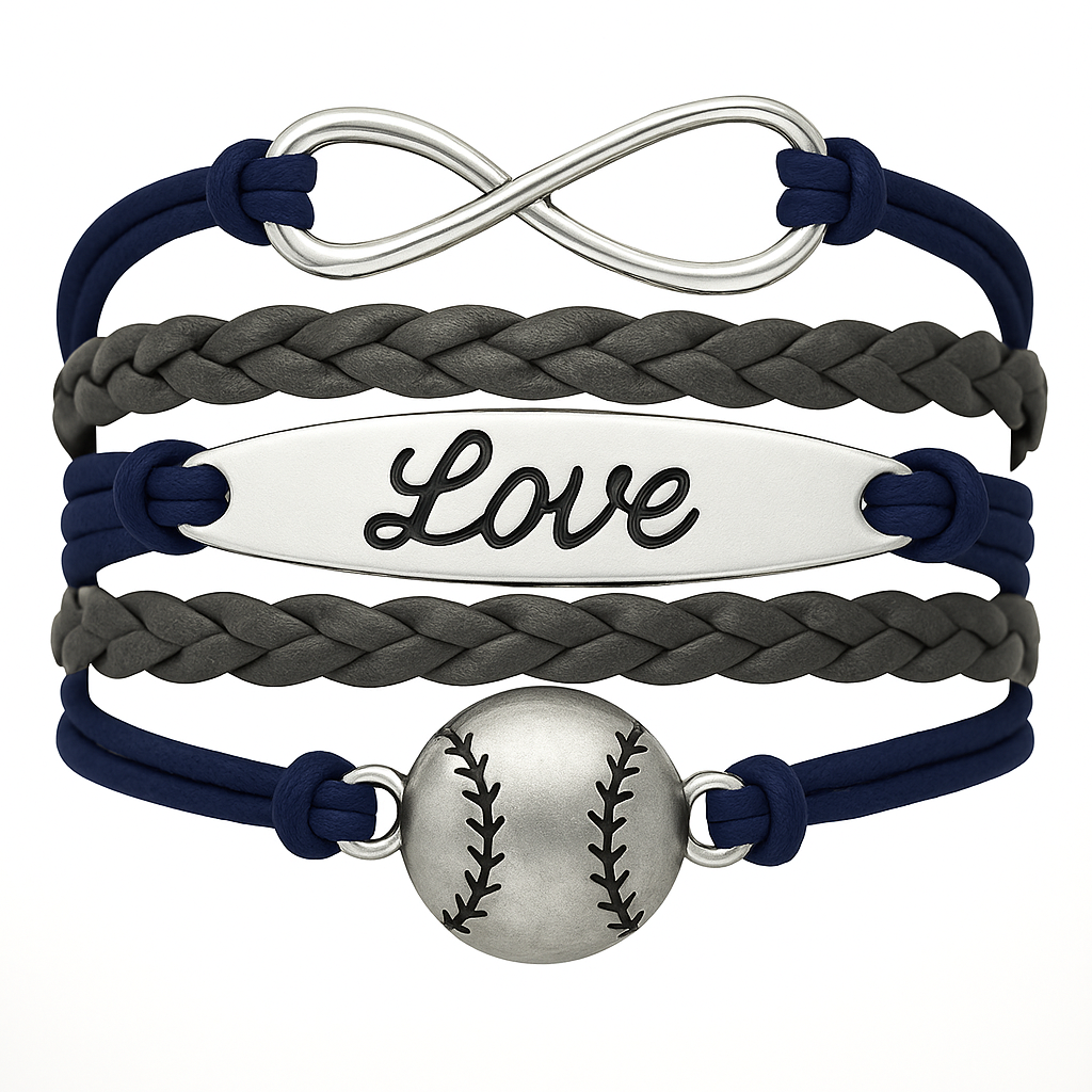 Baseball Infinity Love Bracelet