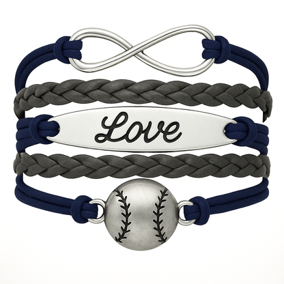 Baseball Infinity Love Bracelet