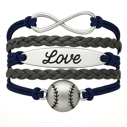 Baseball Infinity Love Bracelet