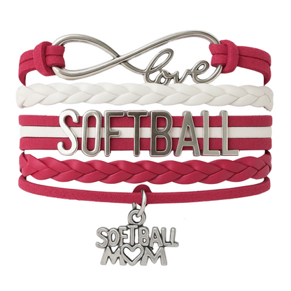 Softball Mom Bracelet - Pick Color