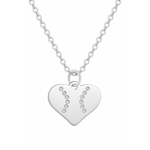 silver softball rhinestone necklace for girls- sportybella