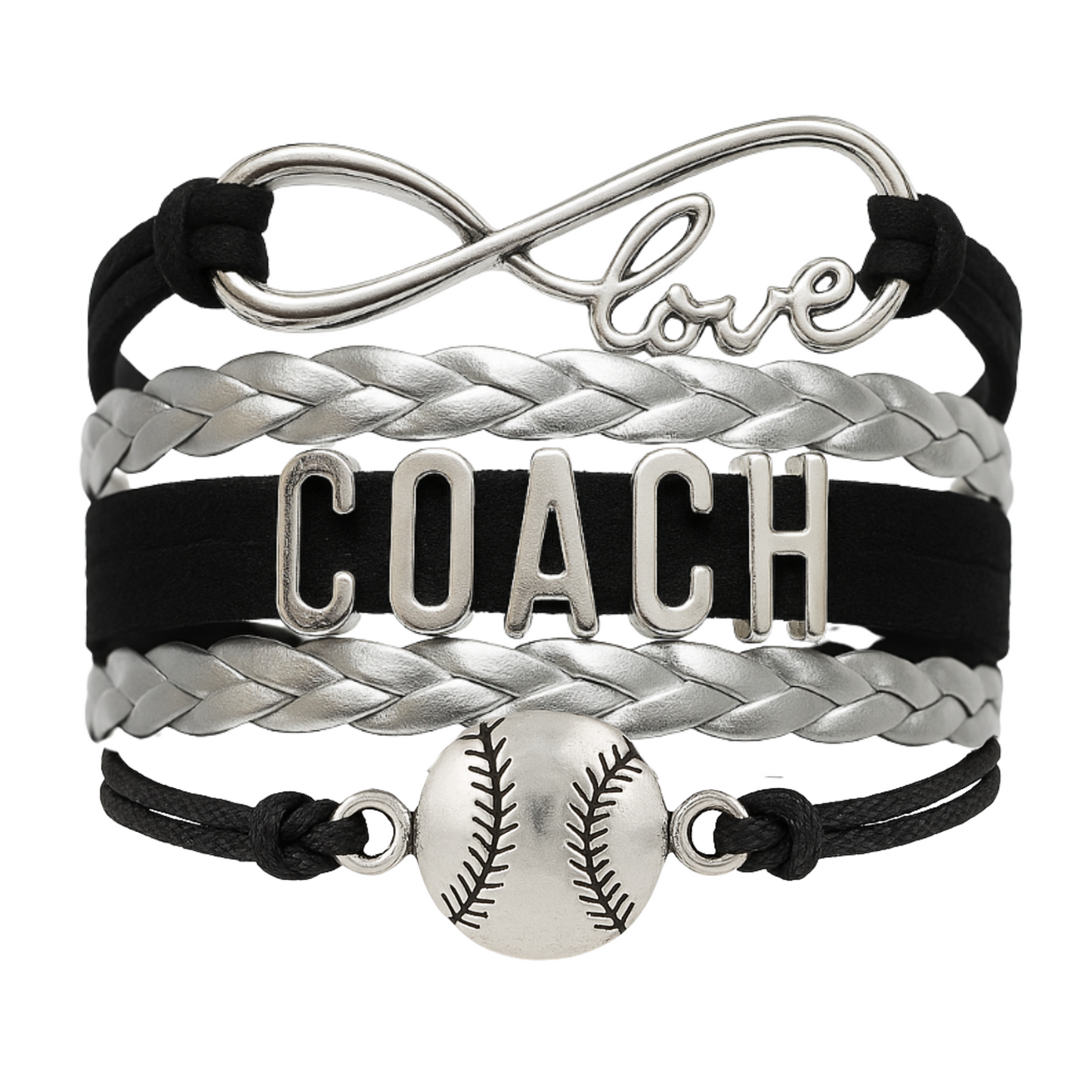Softball Coach Infinity Bracelet