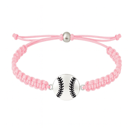 Softball Rope Bracelet - Pick Color