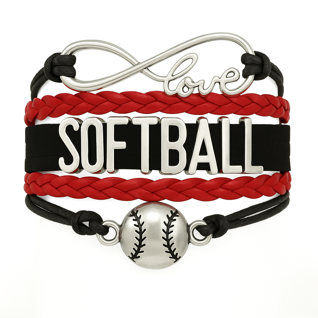 Girls Softball Bracelet - 21 Team Colors