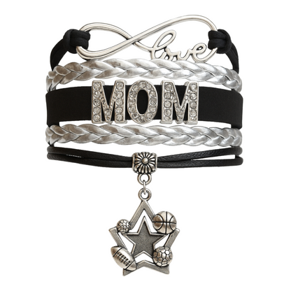 Sport Mom Bracelet - Football, Baseball, Soccer & Basketball Mom