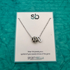 SportyBella stainless steel soccer initial necklace gift for players, coaches, and daughters