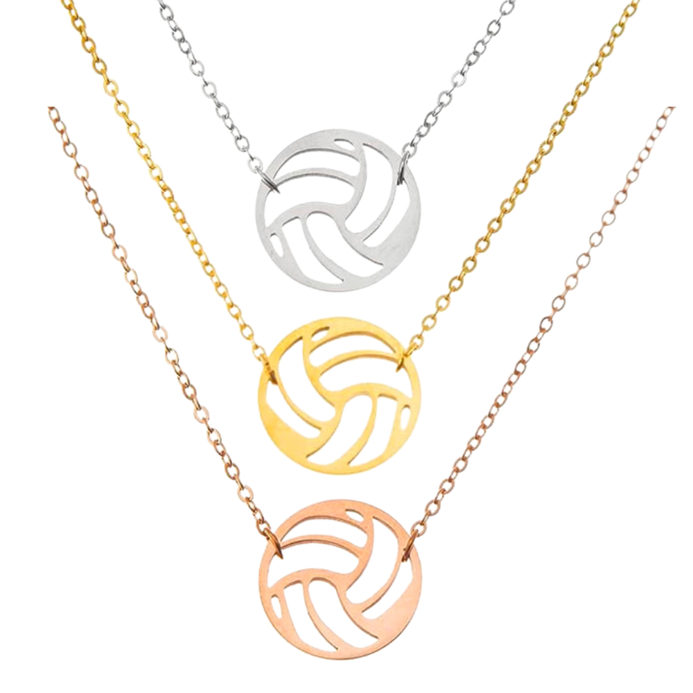 volleyball Stainless Steel Necklace