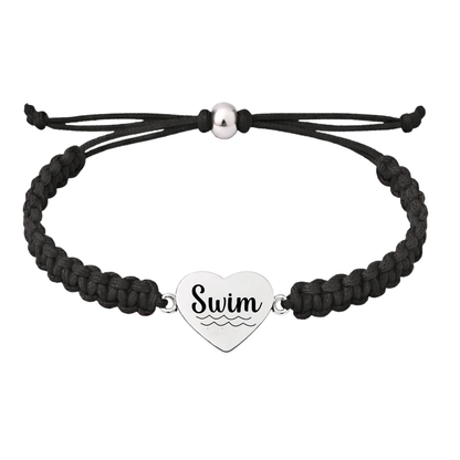 Swim Heart Connector Bracelet