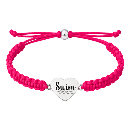 Swim Heart Connector Bracelet