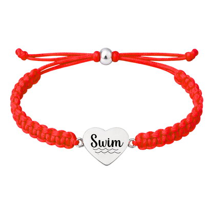 Swim Heart Connector Bracelet