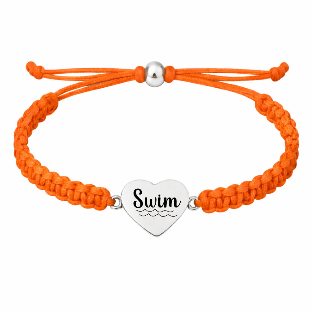 Swim Heart Connector Bracelet