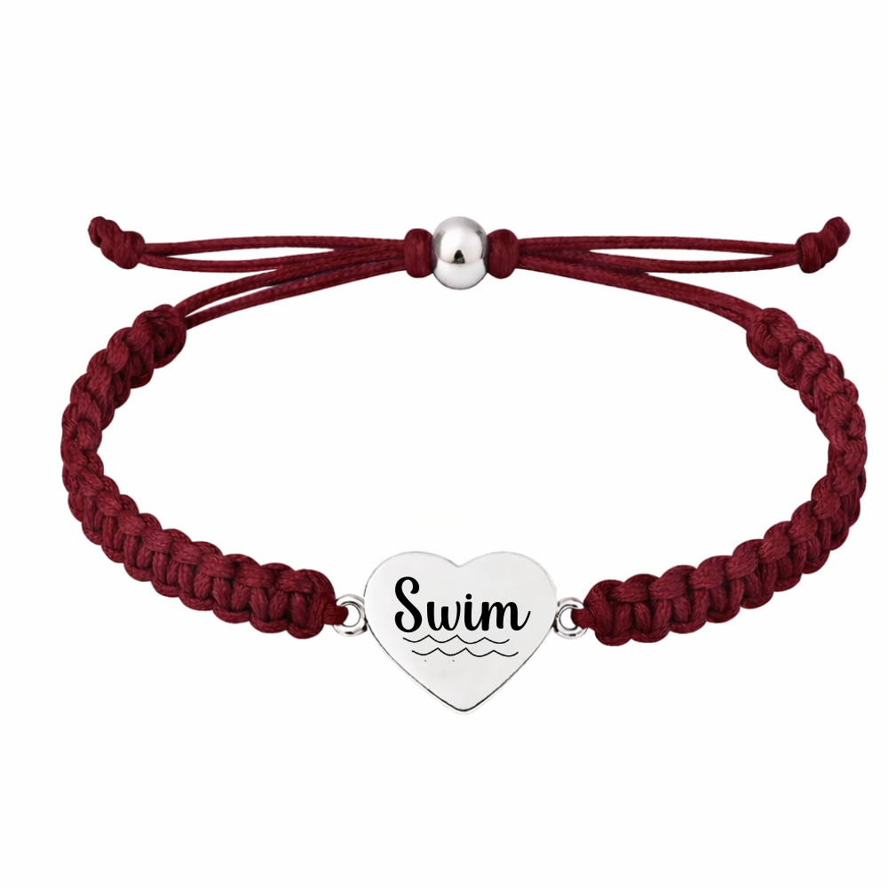Swim Heart Connector Bracelet