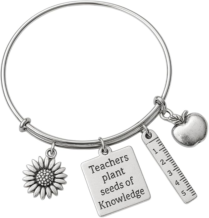 Teacher Bangle Bracelet