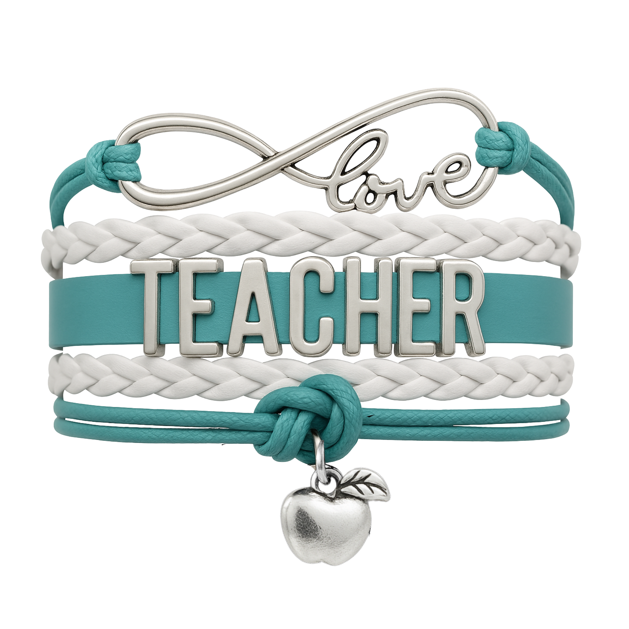 Teacher Infinity Bracelet - Pick Colors