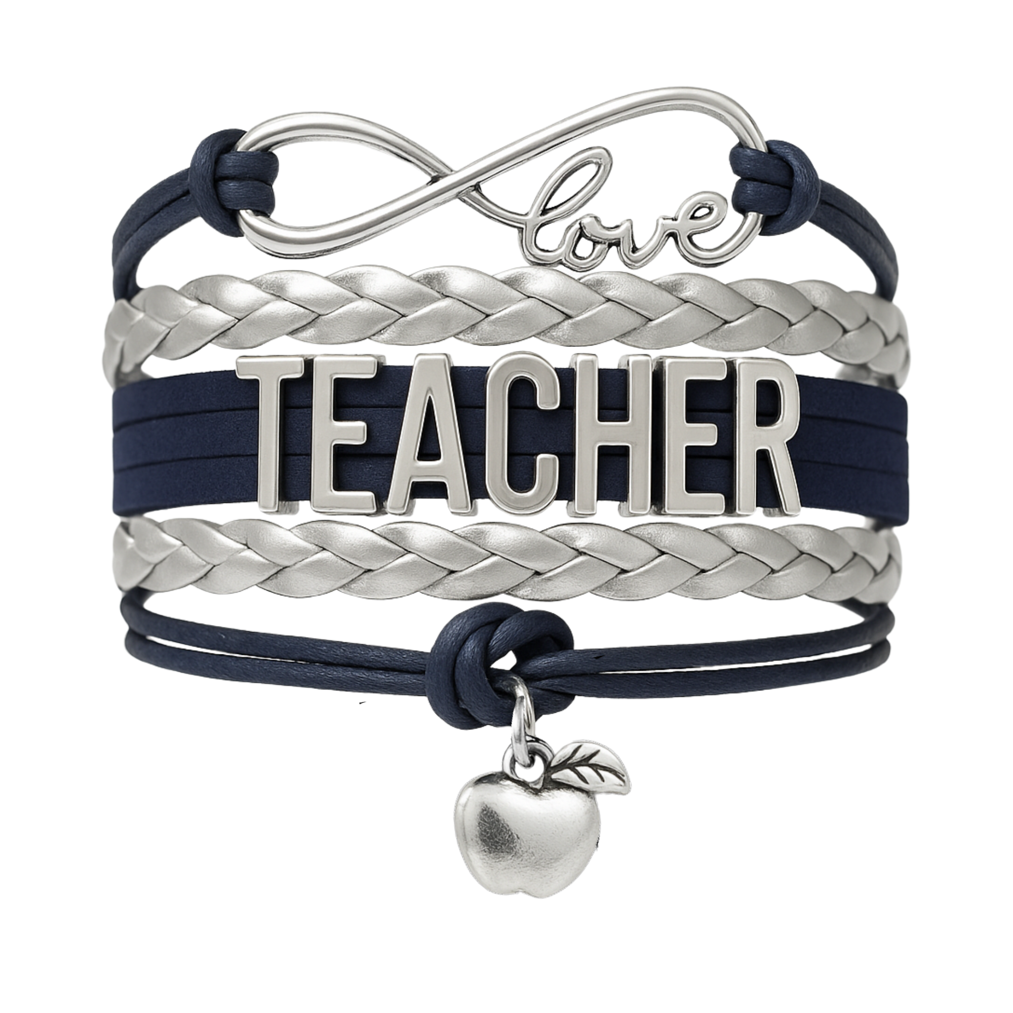 Teacher Infinity Bracelet - Pick Colors