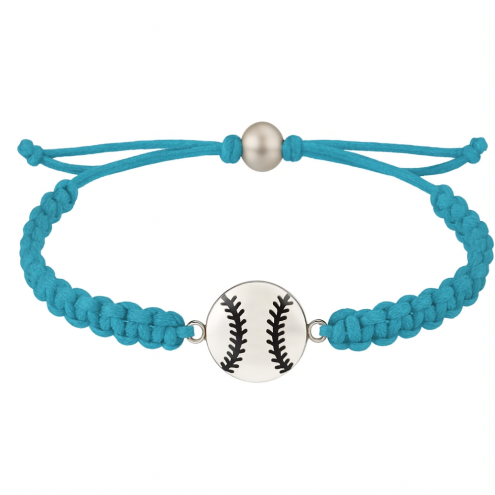 Softball Rope Bracelet - Pick Color